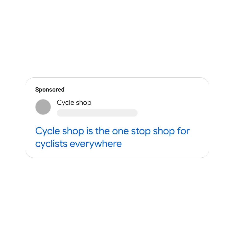 Overtop Custom Search Ad Preview