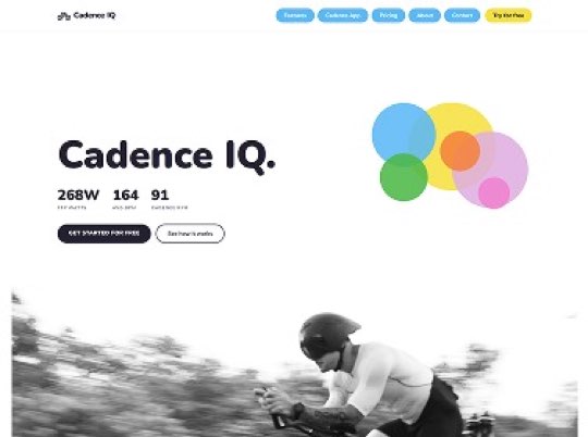 Cycling App SaaS Platform custom website design in Gastonia NC NC by Overtop Media Digital Marketing
