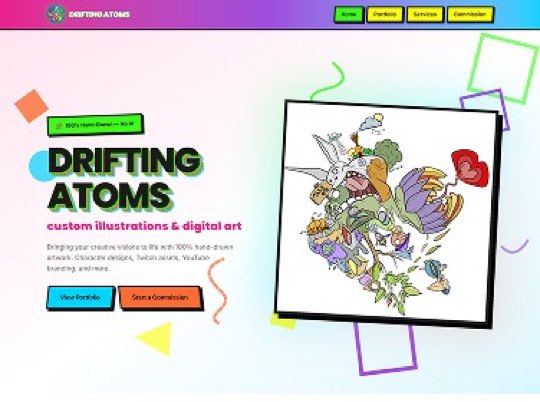 Illustrator & Digital Art custom website design in Plaza Midwood NC by Overtop Media Digital Marketing