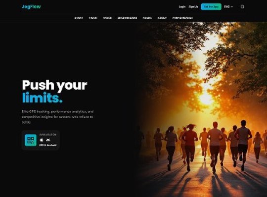Running App & GPS Tracker custom website design in Gastonia NC NC by Overtop Media Digital Marketing